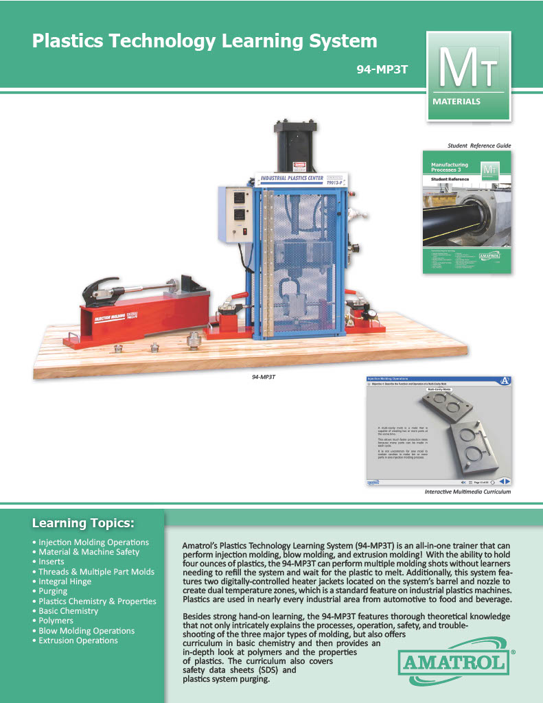 Plastics Technology Trainer 94-MP3T