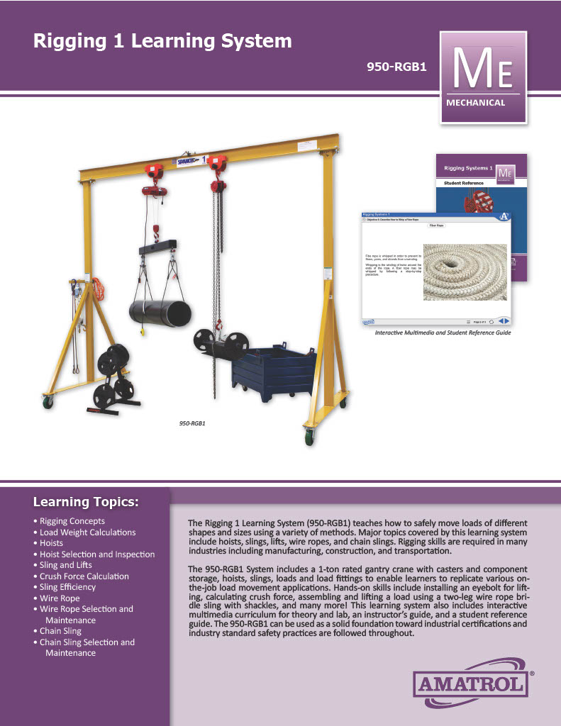 Amatrol Rigging Training 950-RGB1