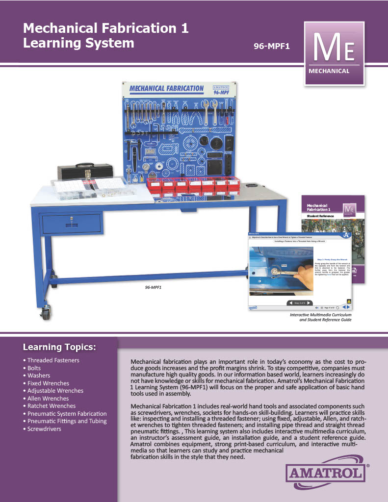 Amatrol Mechanical Fabrication (96-MPF1)