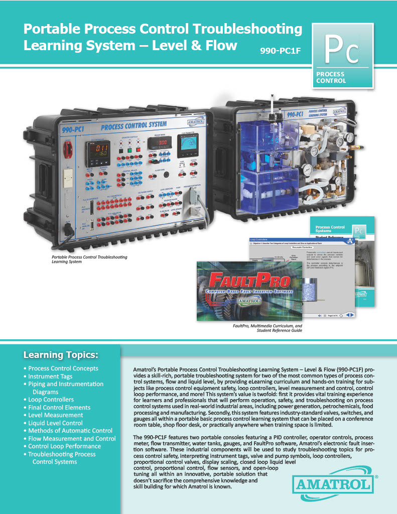 Amatrol 990-PC1F Process Control Troubleshooting