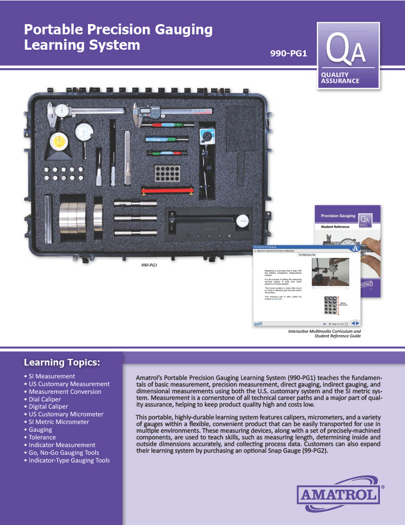 Amatrol Quality Assurance Training 990-PG1