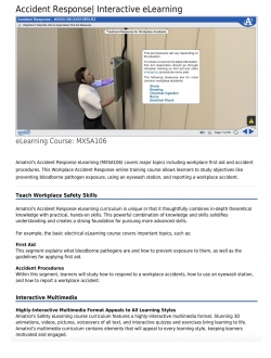 Amatrol eLearning Safety Curriculum MXSA106