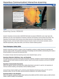 Amatrol Safety eLearning Courses